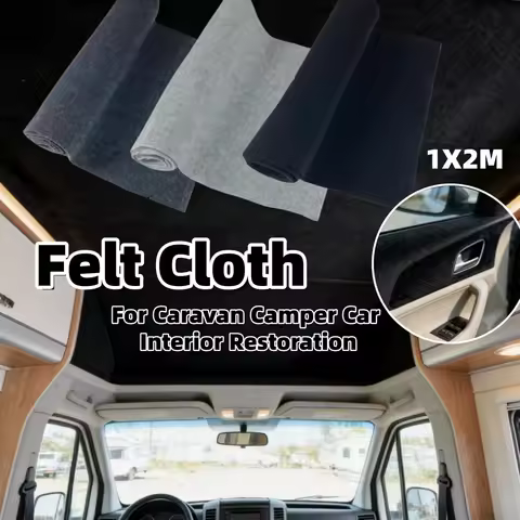Car Lining Carpet Felt Cloth Carpet Non-Woven Fabric High Temperature Resistant Felt For Caravan Camper Car Interior Restoration
