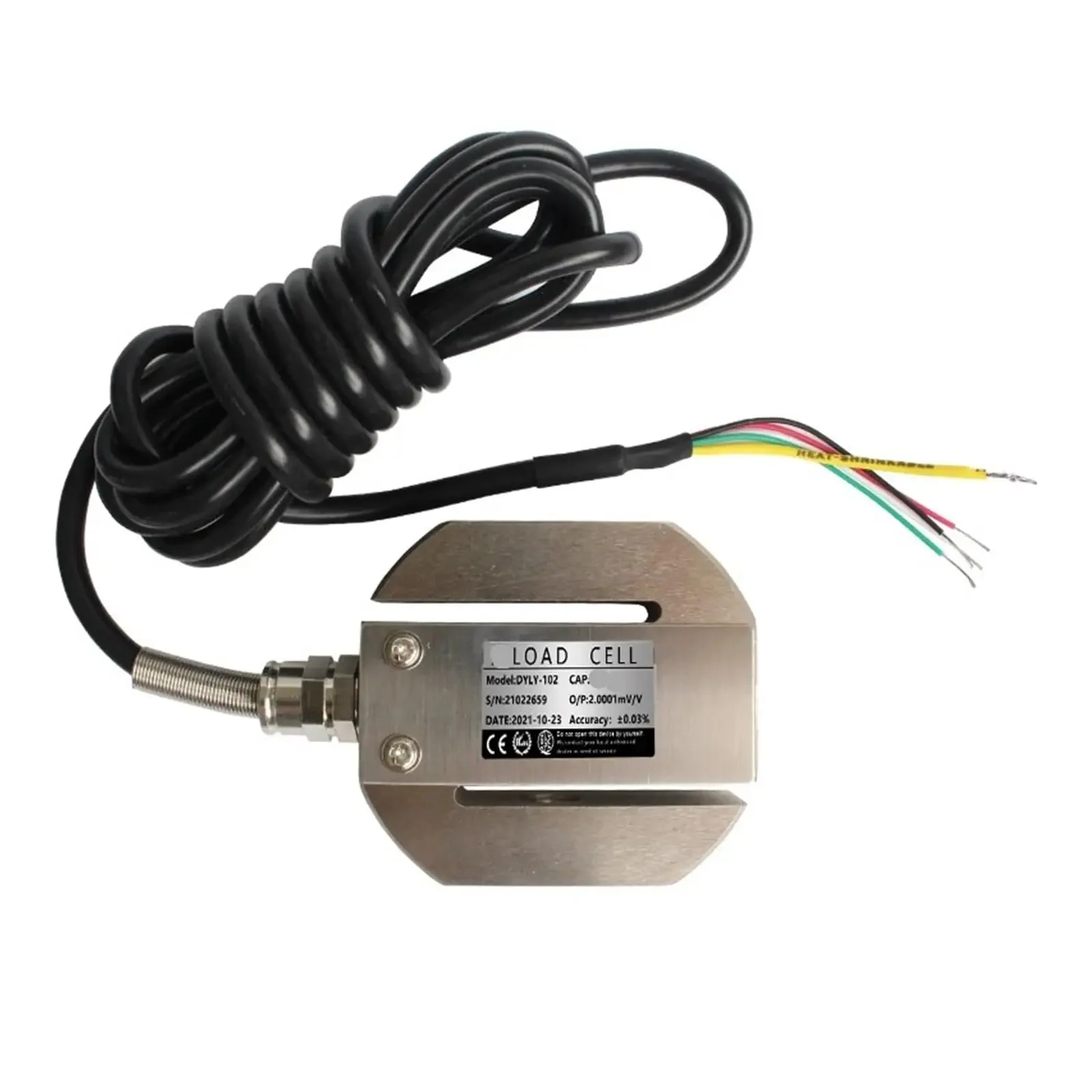 

2026 High Quality Two-Way Force Tension Pull Compress S-Type Load Cell DYLY-102