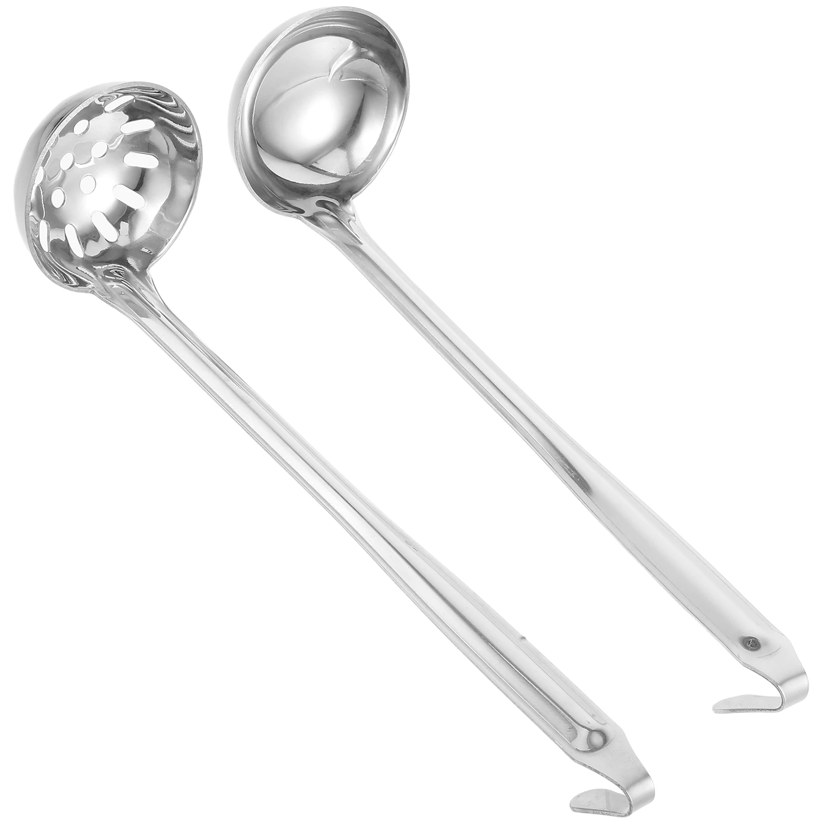 

2pcs StainlessSteelGravySpoonHookHandleSmallSoupLadleNonslipKitchenCookingUtensils PortableServingToolStainlessSteelCookingSpoon