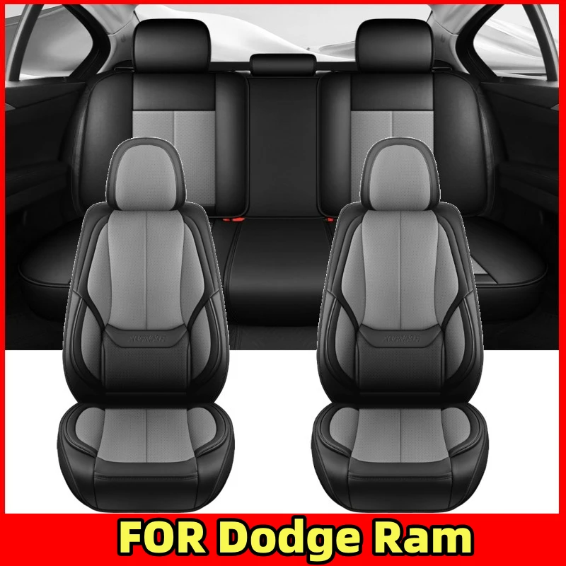 

Car seat cover waterproof artificial leather comfortable waist and wear-resistant full wrap 5 seat cover FOR Dodge Ram