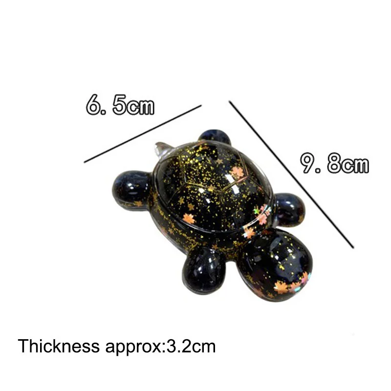 Knipperend Schildpad Ornament In Olie Drijfzand Schildpad Ornament Desktop Decoraties