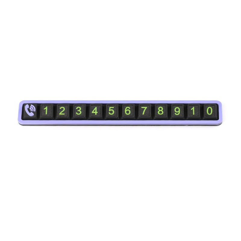 Temporary parking sign, vehicle-mounted decorative item, phone number plate for moving the vehicle, 11-digit number view 5