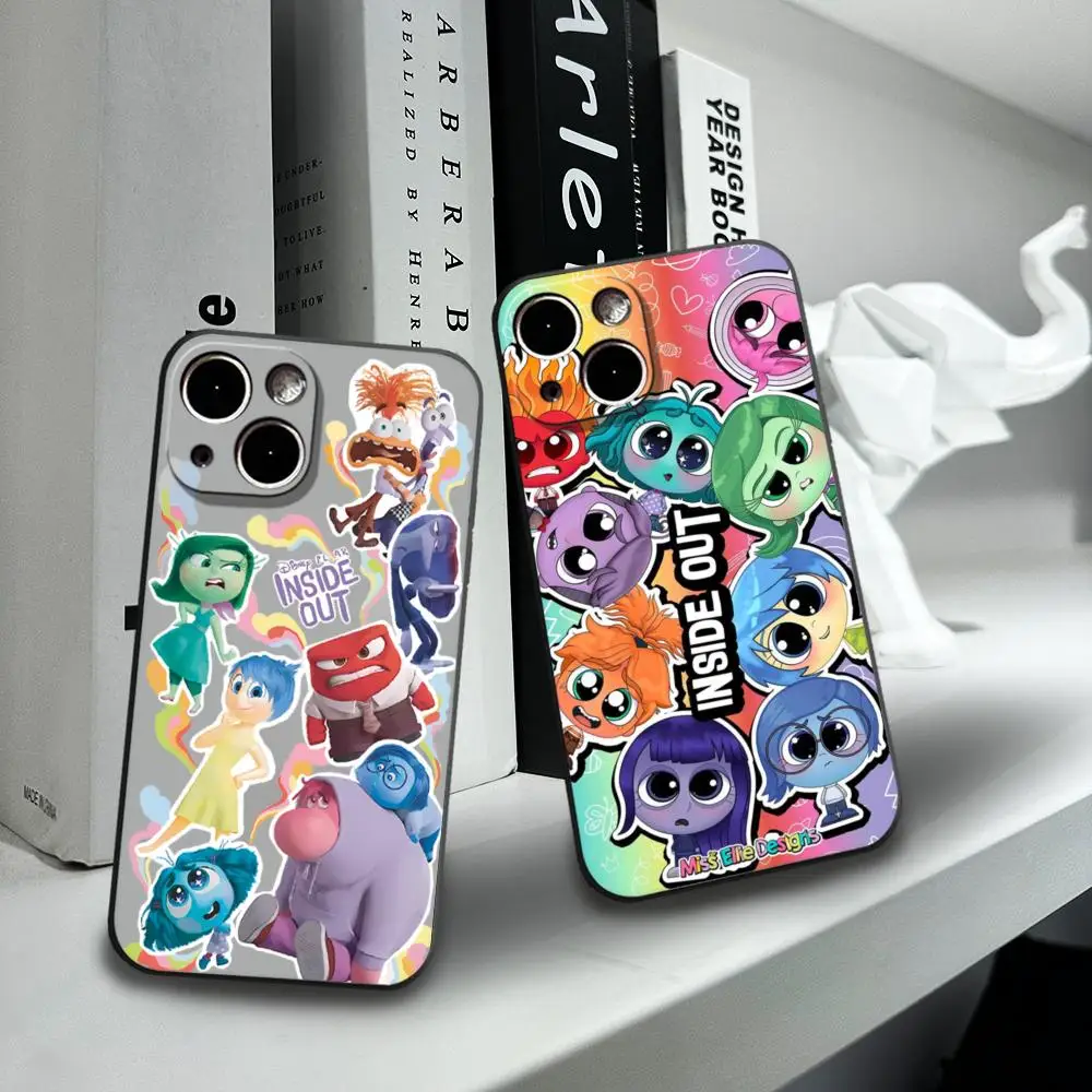 Inside Out 2 Disneys Phone Case For iphone14 11 12 Pro 8 7 Plus SE 2020 X Pro 14 MAX 12 13 MINI XR XS Soft Phone Covers