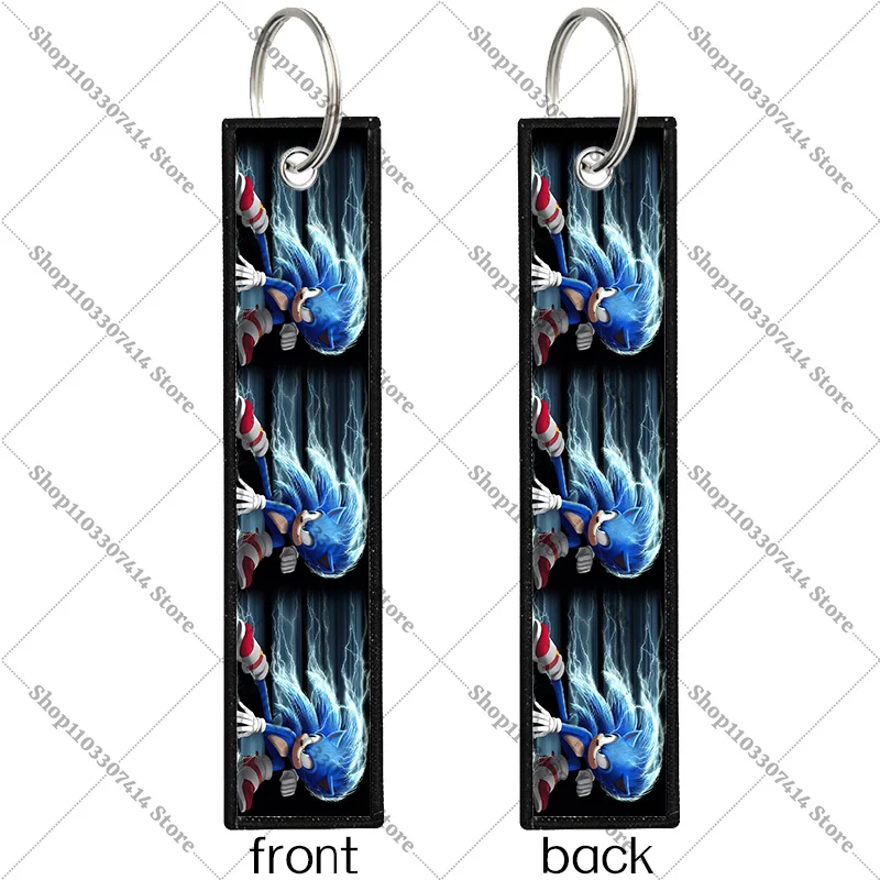 Anime Game Creative Keychain Accessories Cartoon Cute Keyrings Hedgehog Fashion Keyring Backpack Bag Ornament Birthday Gift 2026 - view 4