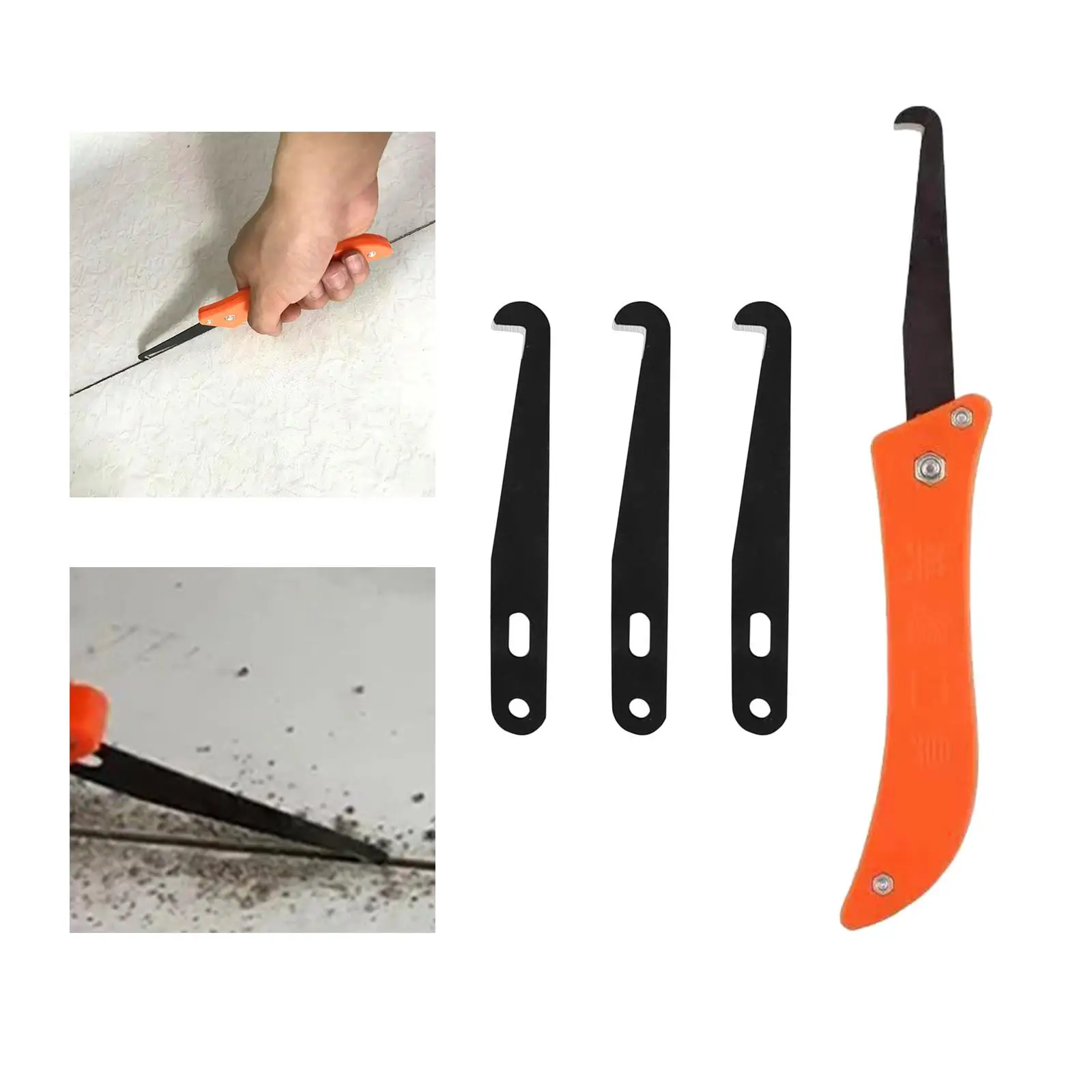 4 Pieces Grout Removal Knife Bathroom Scraping Kitchen Balcony Cleaning Removal