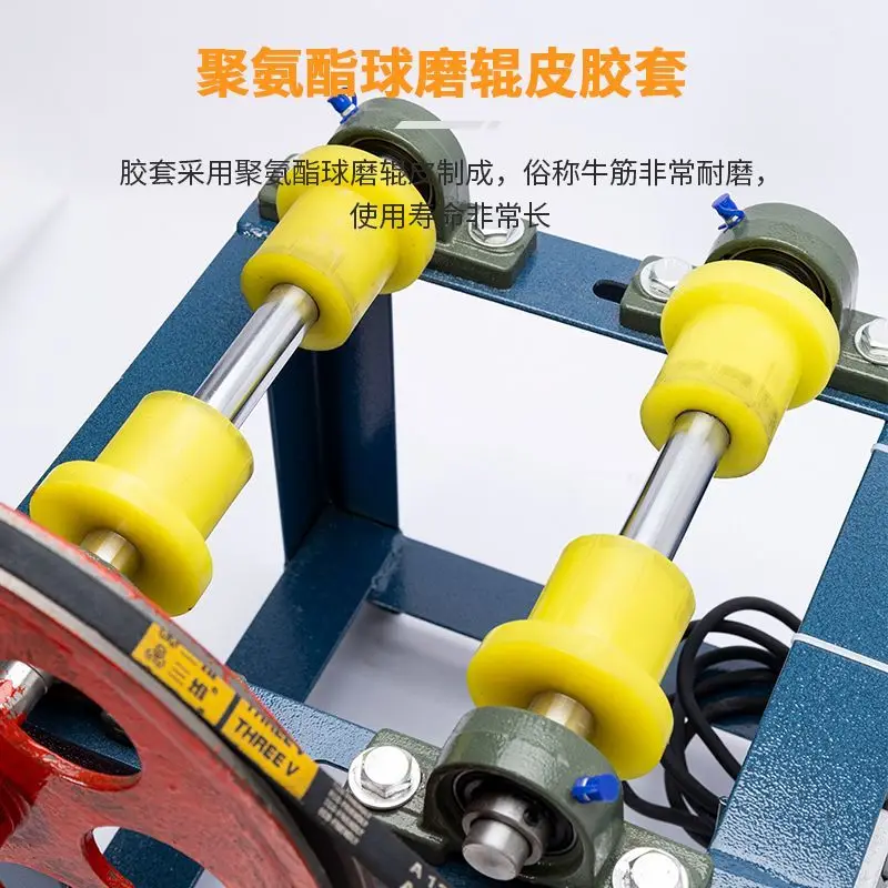 Horizontal double-tank ball mill Small horizontal ball mill Glaze grinder Wet and dry ceramic machinery