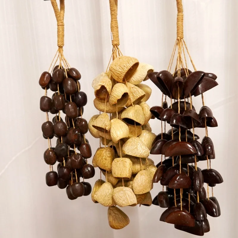 Wholesale Sound Healing Hang Bell Therpy African Fruit Shell Rattle Natural Plant Concert Niche Accompaniment Sound Beam