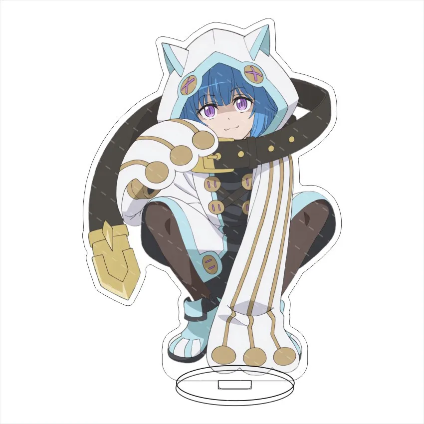 16CM Anime Backstabbed in a Backwater Dungeon Light Mei Nazuna Aoyuki Ellie Nemuru Acrylic Stand Figure Cos Ornaments Gifts view 4