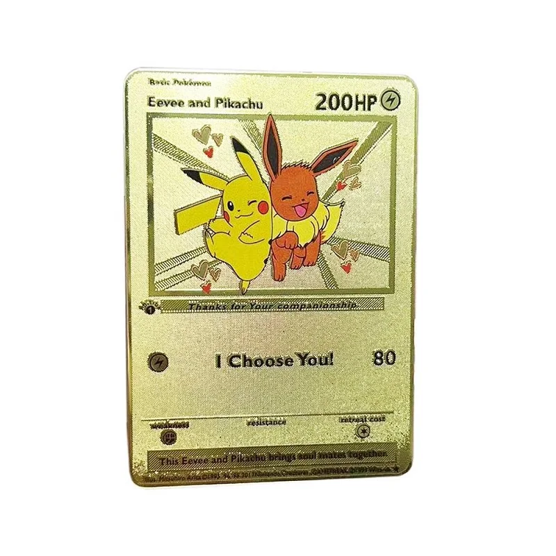 Pokemon Metallkarte 10.000 Punkte Arceus Charizard Raichu Super Card Golden English Mewtwo Vmax GX EX Weihnachtsgeschenk