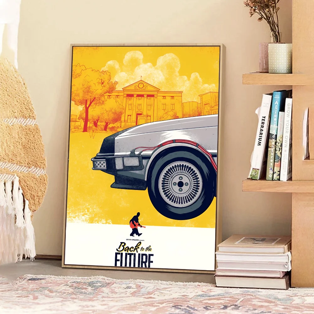 Aesthetics Film The Office Back to the Future Classic Movie Posters Waterproof Paper Sticker Coffee House Bar Decor Art Wall