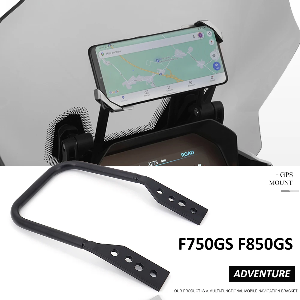 

New F750GS F850GS ADVENTURE ADV Stand Holder Phone Mobile Phone GPS Plate Bracket For BMW F 750 GS F 750GS F850 GS 2018 - 2022