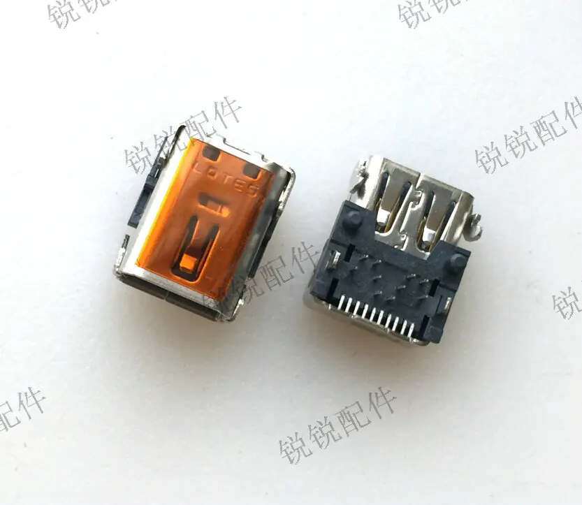 For  LOTES MINI DP 20P female socket SMT+DIP Front and rear DP connector 20P female socket