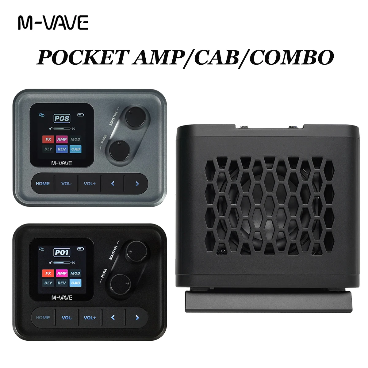�y�Z�[�����zM-VAVE POCKET AMP/CAB/COMBO �|�P�b�g�M�^�[�V�X�e�� ? 120g�̃G�t�F�N�g + 900g�̃X�s�[�J�[�A7���Ԃ̍Đ����ԁABluetooth�AOTG�^���@�\