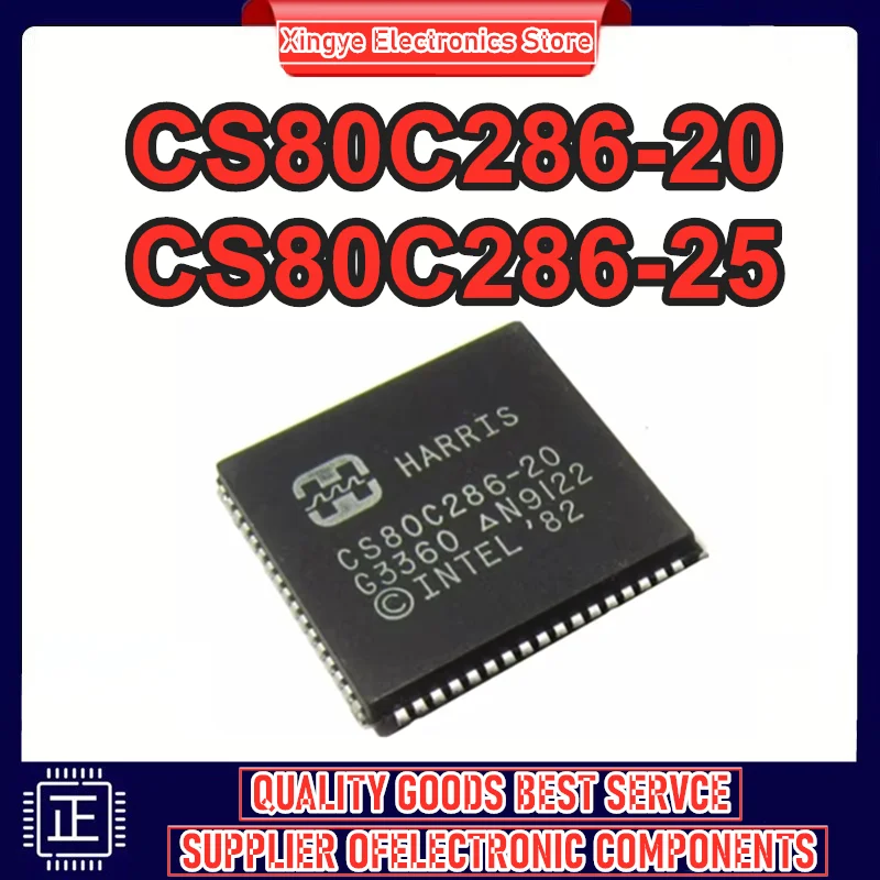 

CS80C286-20 CS80C286-25 Чипсет PLCC IC Новый на складе