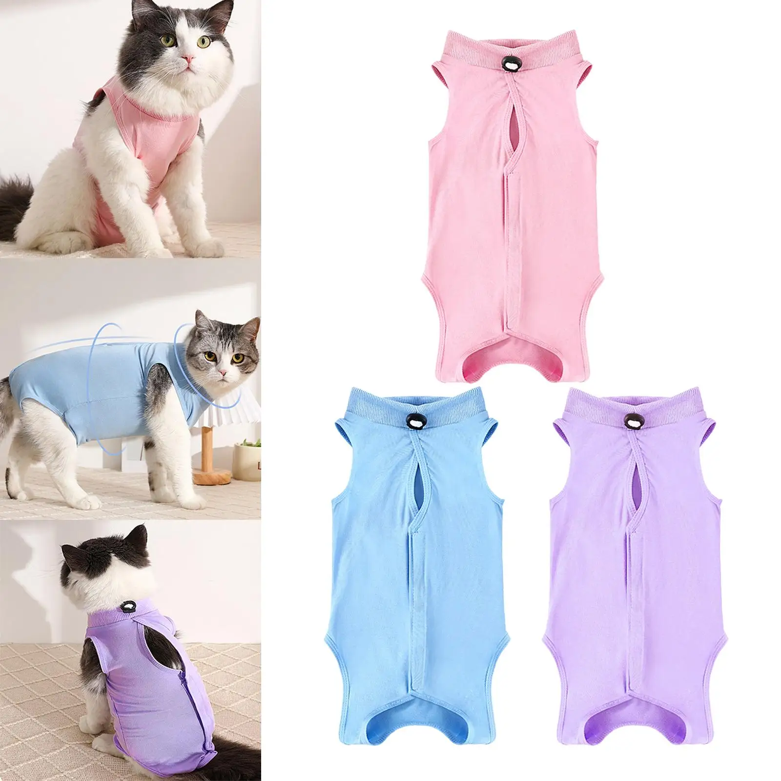 Kemeja Profesional Setelan Pemulihan Kucing untuk Setelah Dipakai Anjing Kecil