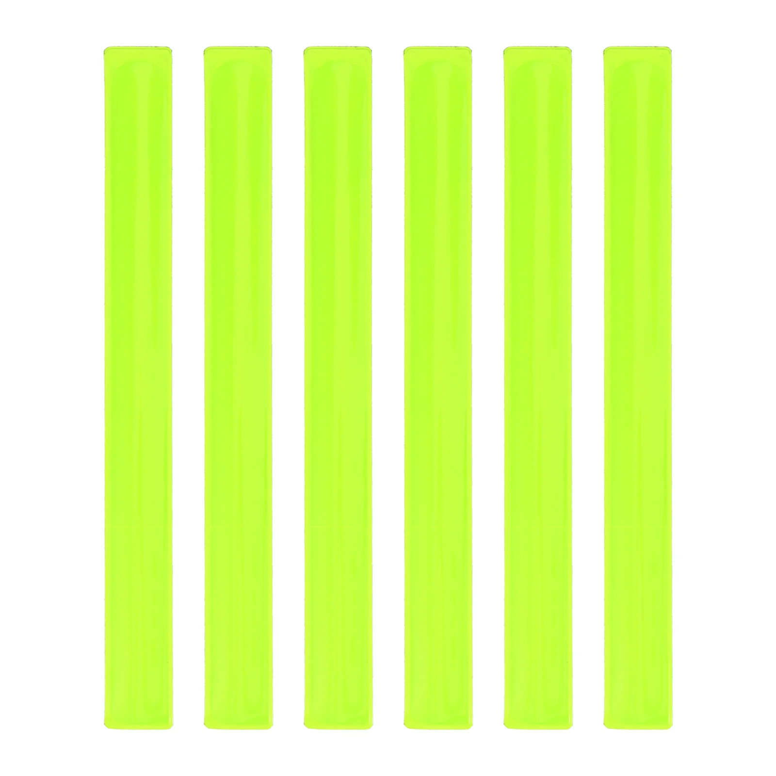 

6 Pcs Reflective Bracelet Wristbands Armband Cycling Elastic Strap Bike Gear Safety Visibility Riding Night