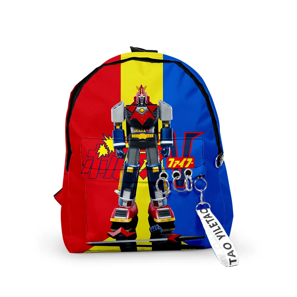 

Voltes V Anime 2023 New Cartoon Backpack Schoolbag Travel Bag Casual Style Harajuku Daypacks Rucksack