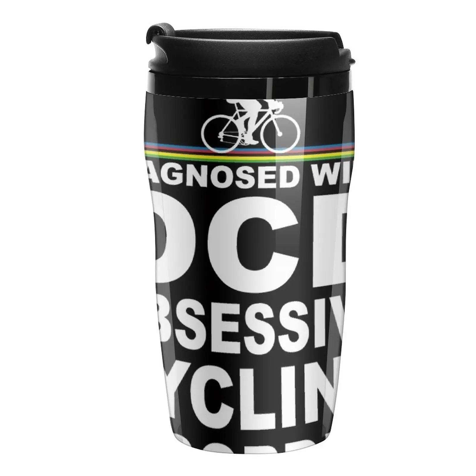 New OCD Obsessive Cycling Disorder Funny T Shirt Travel Coffee Mug Coffee Cup Espresso Coffee Cups Thermos Coffee