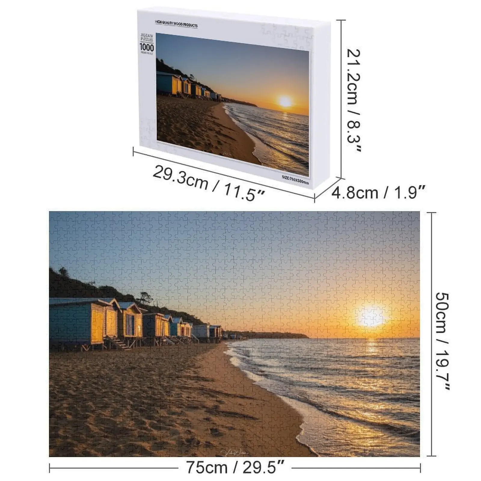 جبل مارثا شاطئ الشمال، شبه مورنينجتون، فيكتوريا، أستراليا. أحجية الصور المقطوعة Iq أحجية الصور المخصصة #6