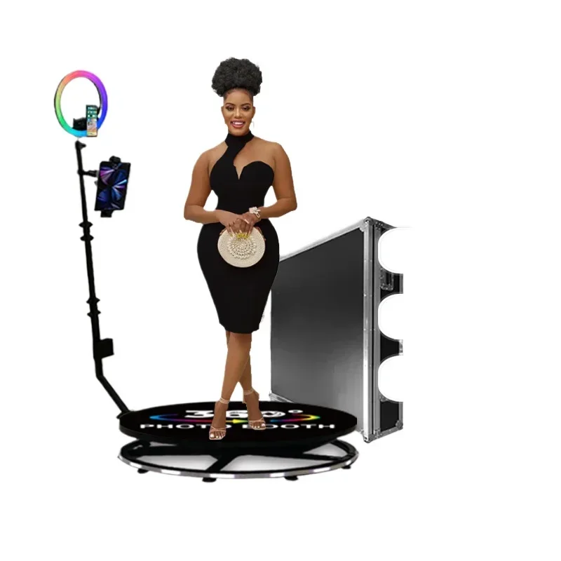 Party 360 ring shot rotating photo booth, photo booth