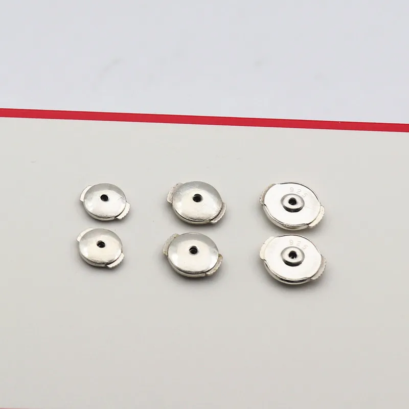 1 Pair Solid 925 Sterling Silver Earring Backs for Studs Locking Safety Hypoallergenic  DIY Jewelry Making Accessories Supplies
