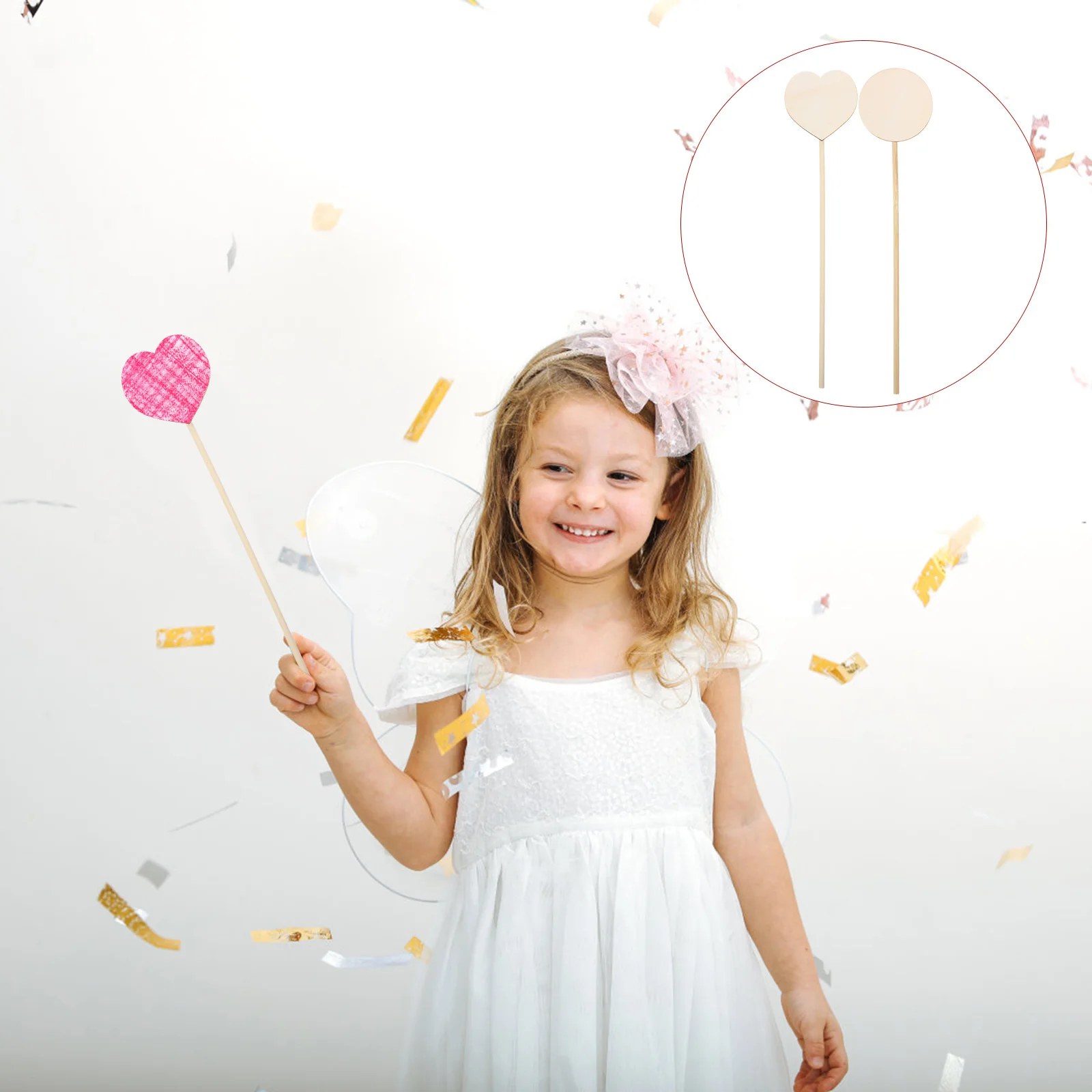 8 Varinhas Mágicas de Madeira para Crianças, Atividade Criativa de Pintura para Desenvolvimento Infantil