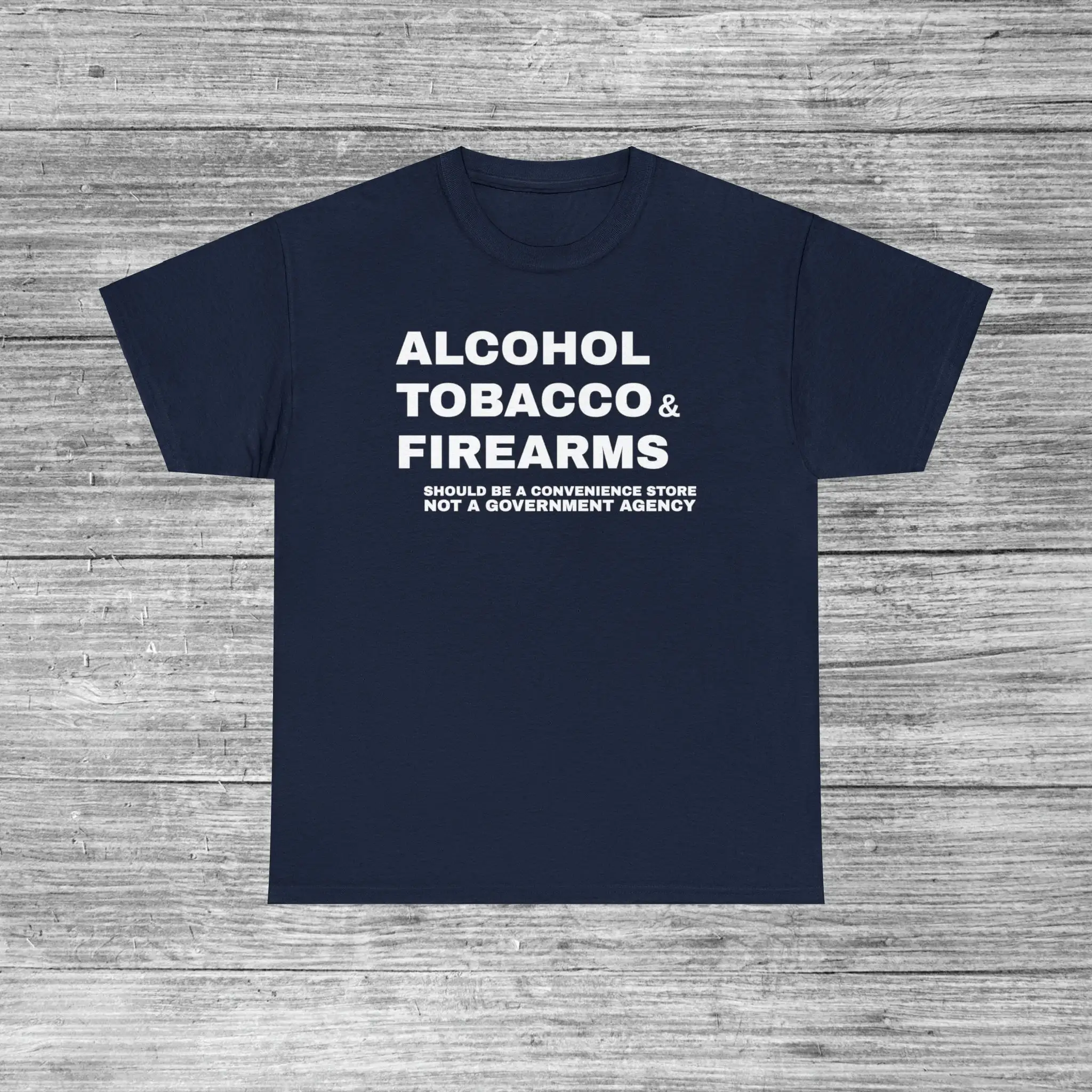 Alcohol Tobacco Firearms Atf Joke T Shirt S 5Xl Conservative Libertarian Freedom Usa