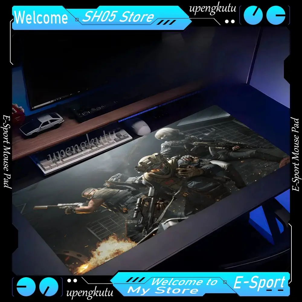 Game Delta Force Mouse Pad Protector Office Gaming Accessories Laptop Gamer Cabinet Non Slip Large XXL 1200x600mm