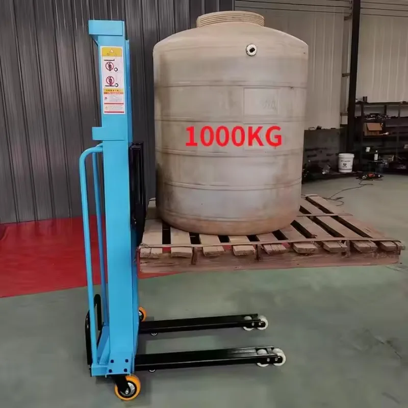 

2024 Semi Electric Pallet Stacker Mounted Forklift Truck Manual Forward Electric Lifting for Warehouse Logistic