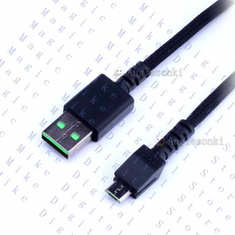 H  USB Cable for Razer Basilisk Viper Ultimate Naga Pro Deathadder v2 Pro Mouse - view 3