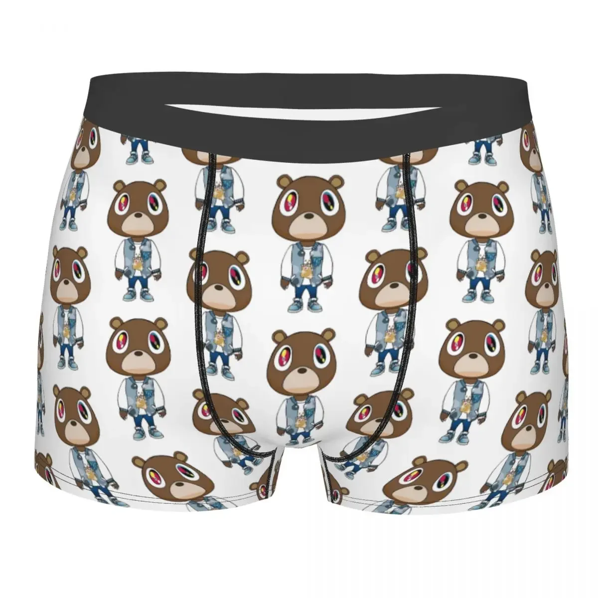 Custom Cool Bear Boxers Shorts Panties Male Underpants Stretch Briefs Underwear