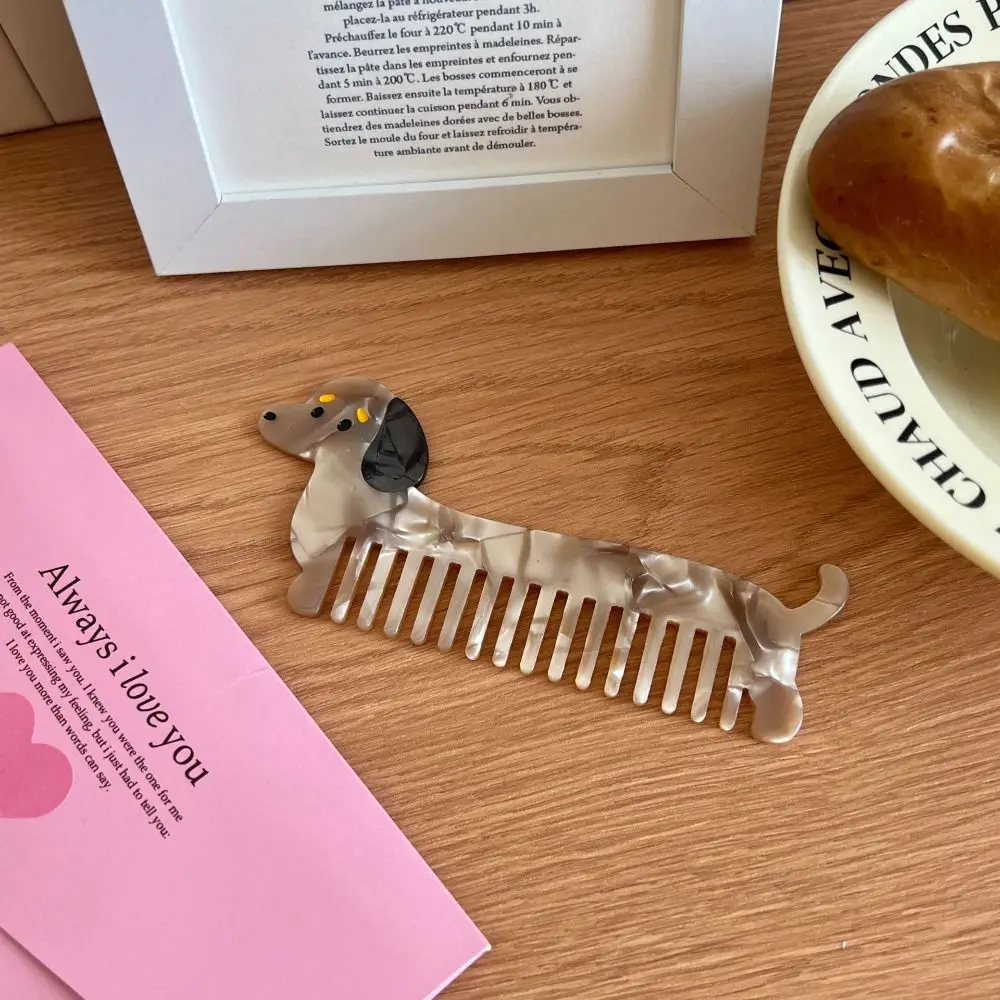 

Portable Tulip Acetate Comb Animal Puppy Makeup Comb Vegetable Hair Accessories Hairdressing Combs Barber Shop Salon