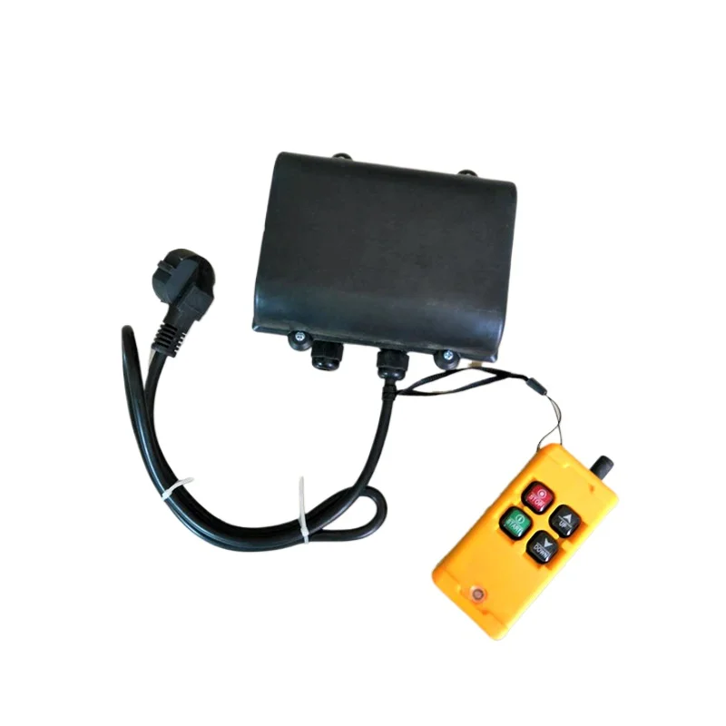 

Crane switch up and down 220v miniature electric hoist driving remote control wireless handle 380V lifting accessories