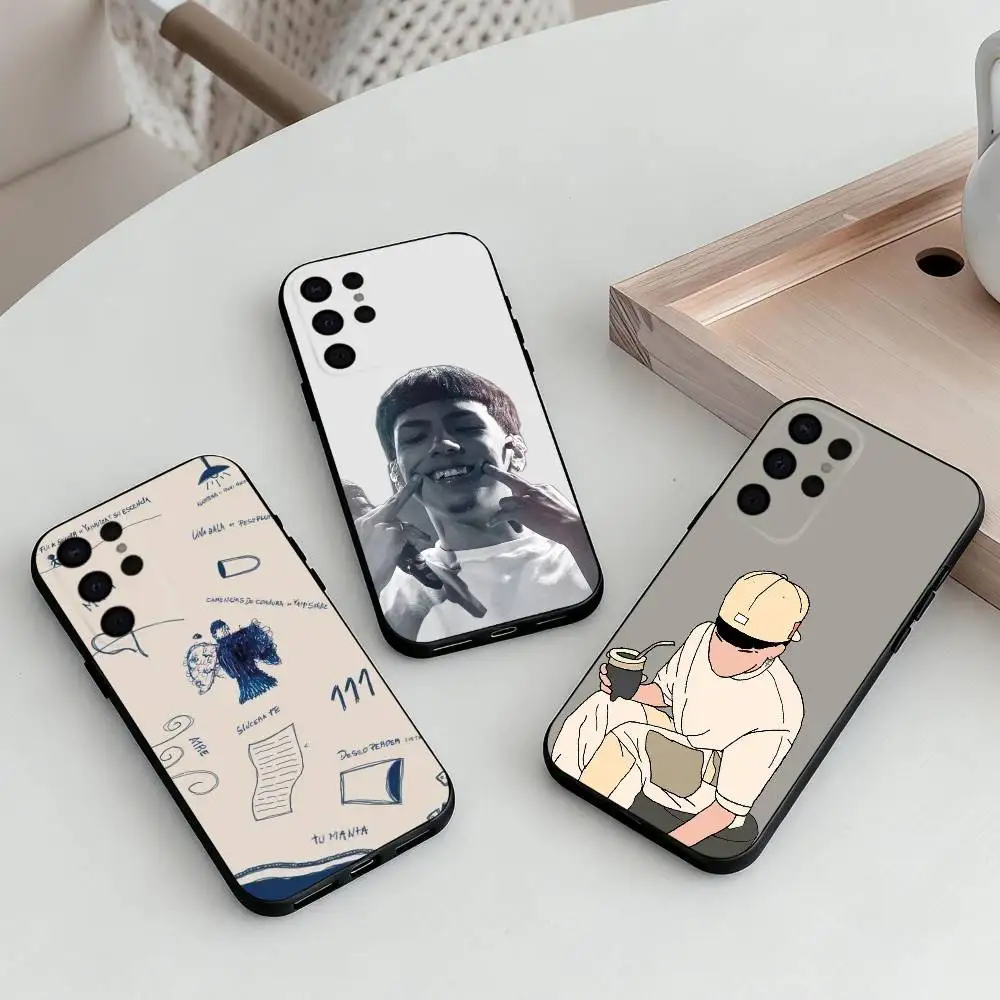 

R-Rapper S-Singer M-Milo J Phone Case For Samsung S25,S24,S21,S22,S23,S30,Ultra,S20,Plus,Others Soft Black Case