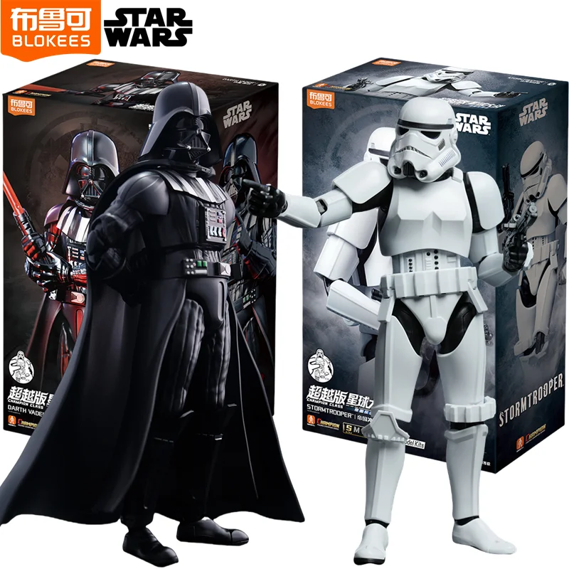 Blokees حرب النجوم دارث فيدر أنكين سكاي ووكر الإمبراطوري Stormtrooper الجيش الإمبراطوري عمل الشكل ما وراء النسخة أنيمي اللعب الهدايا
