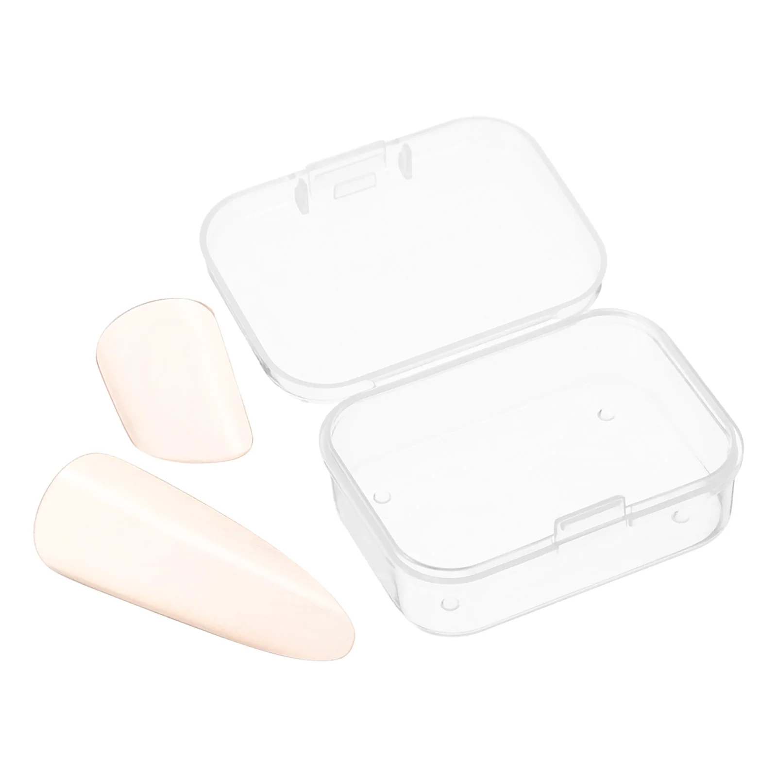 

3PCS Clear Finger Picks Elastic Nail Protectors for Adults Kids Lute String Ukulele Plectrum Press On Nails