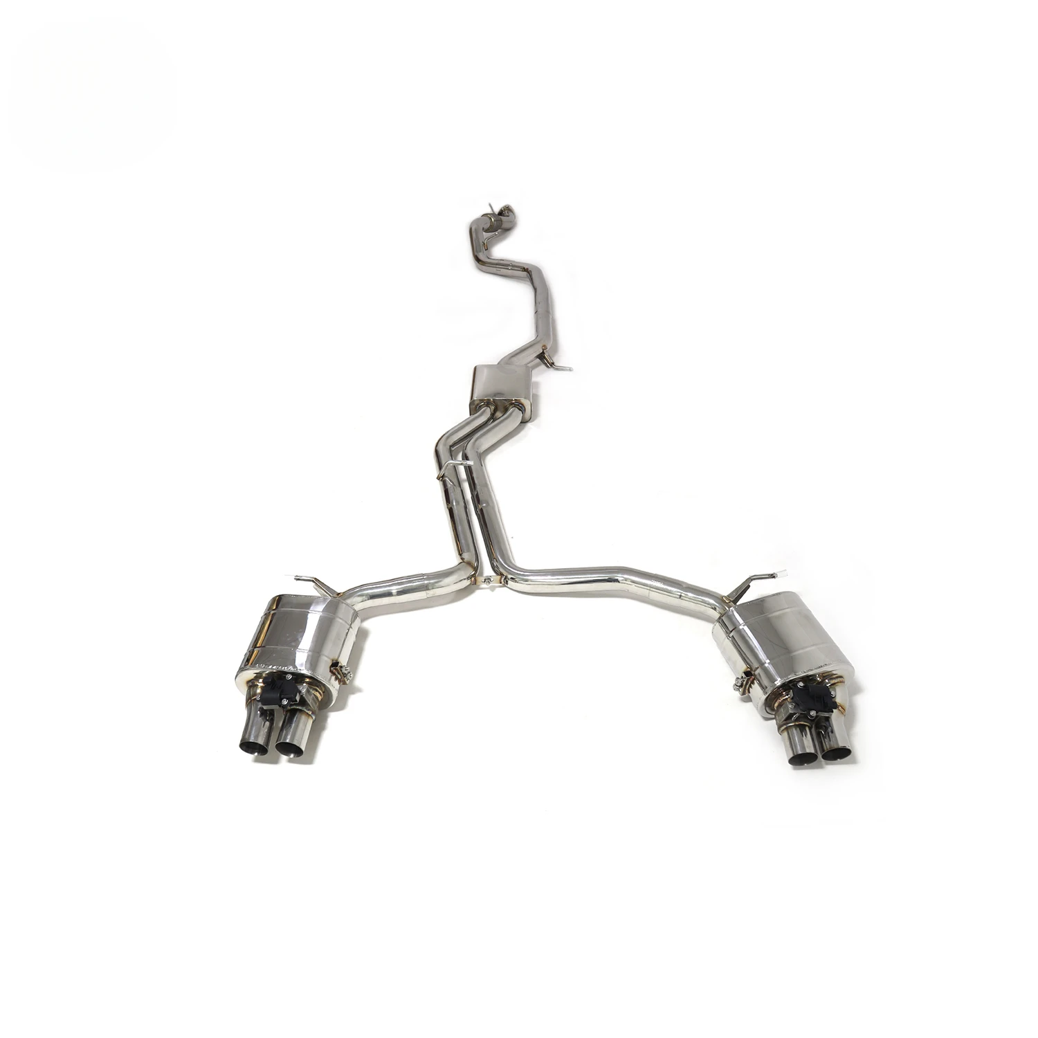 OUCHI Stainless Steel Exhaust Catback For Audi A6 A7 C8 2.0T  With Muffler Valves Resonant Tube Auto Performance Part Exhaust