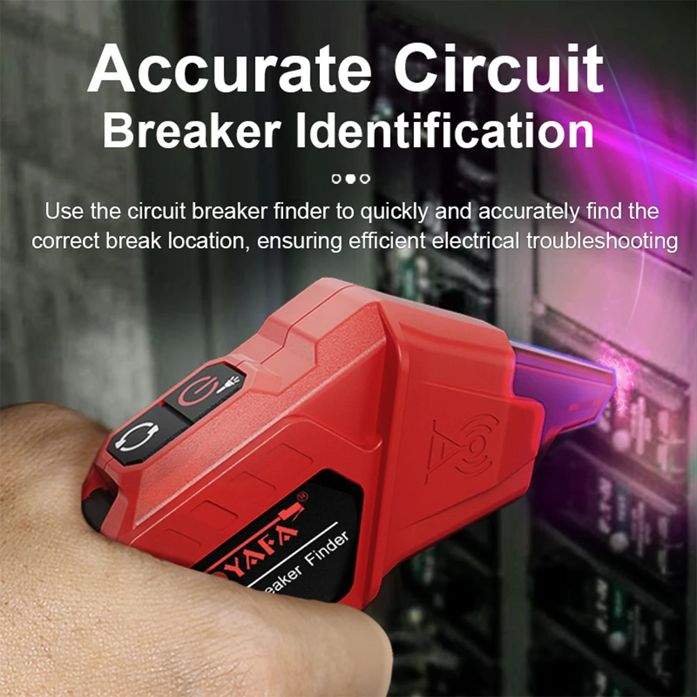 NF-827 AC Outlet Tester Socket Line Sequence Detection And Digital Circuit Breaker Finder For Circuit Breaker Identification