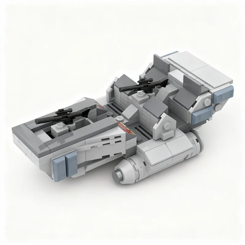 208pcs MOC Rothana Medium Utility Vehicle Star Battle Model Building Blocks Toy Construction Christmas Gift Education Brick Kids