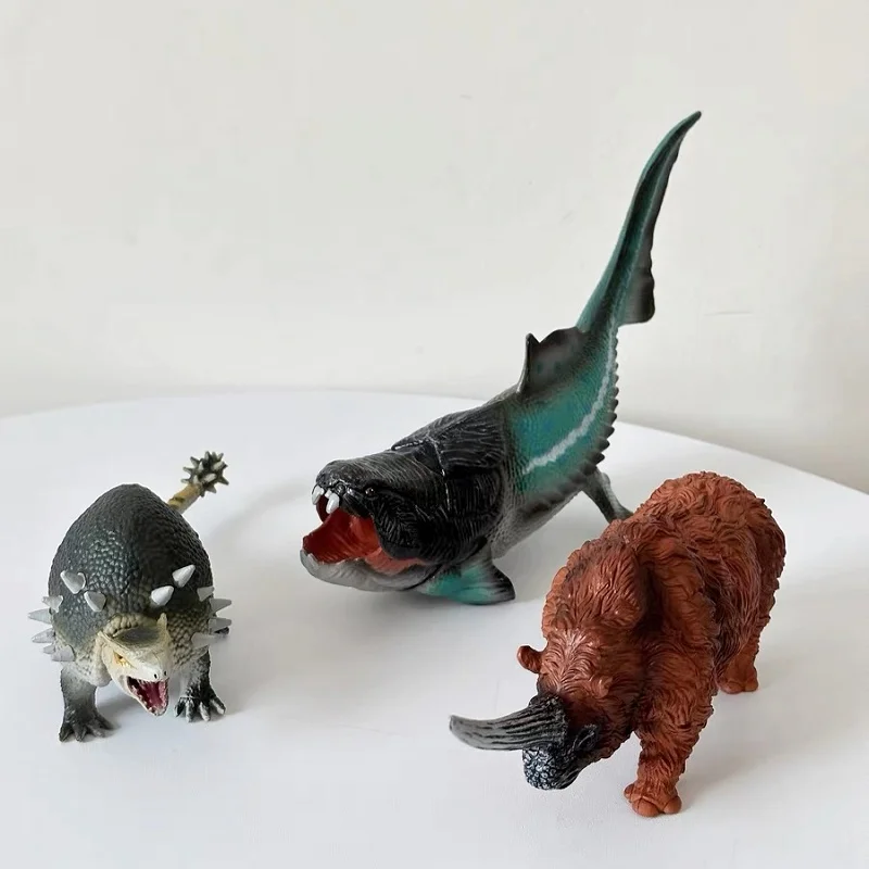 В наличии новая образовательная игрушка Canma Mammoth Machairodus Deinotherium Paraceratherium Daeodon доисторическая модель животного игрушка