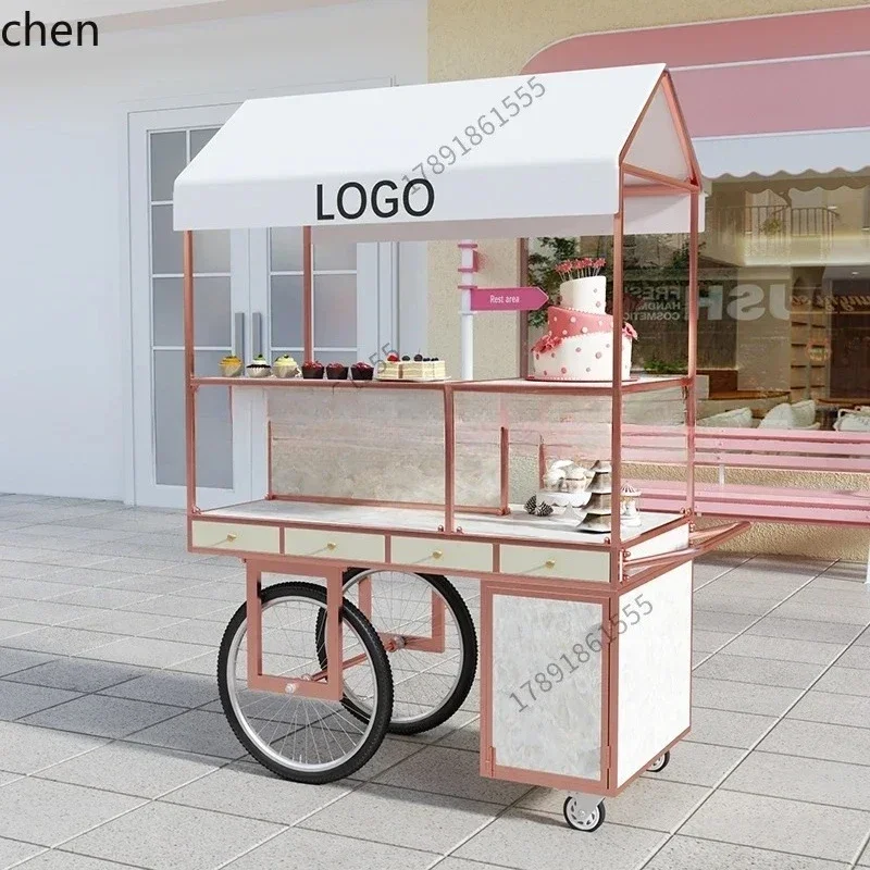 y9.3-stall trolley shopping mall stall promotion display stand mobile stall trolley