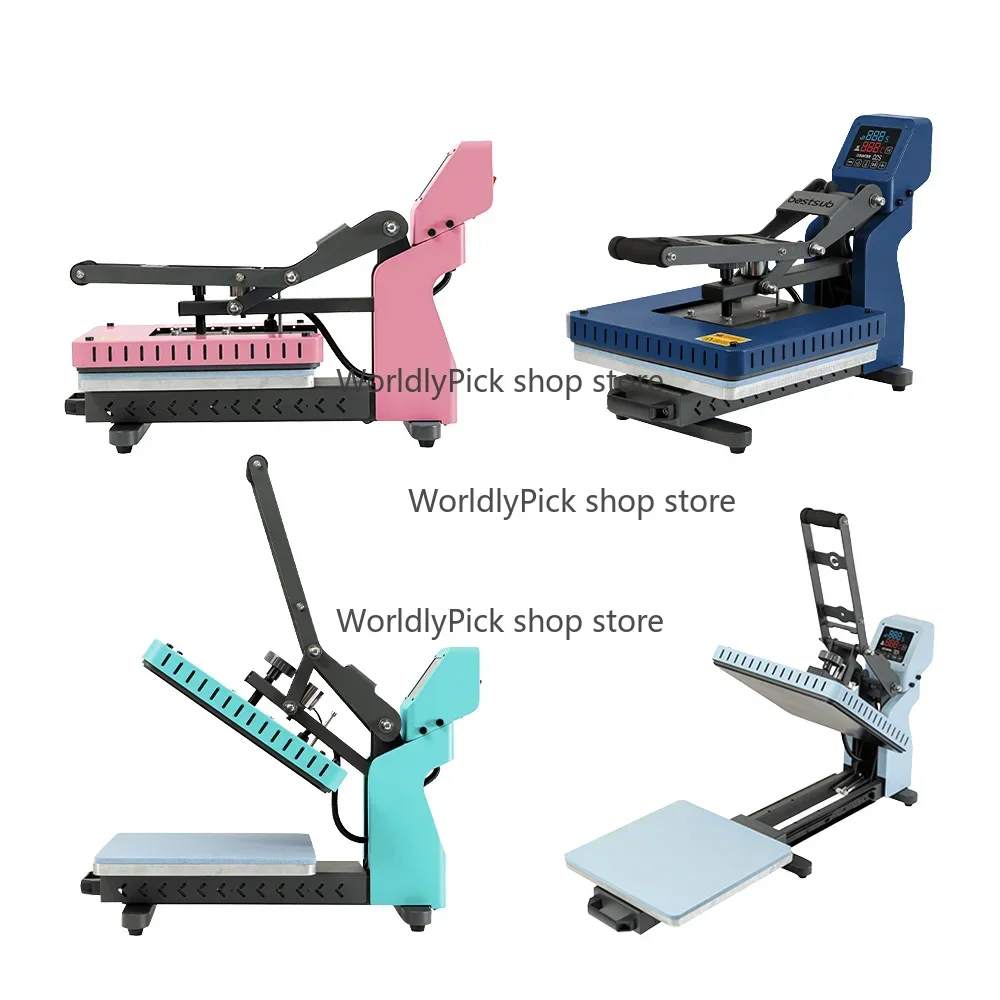 2025 Hot sell  16x24 Sublimation  Slide Out Drawer Flat T Shirt Transfer Printing Heat Press Machine