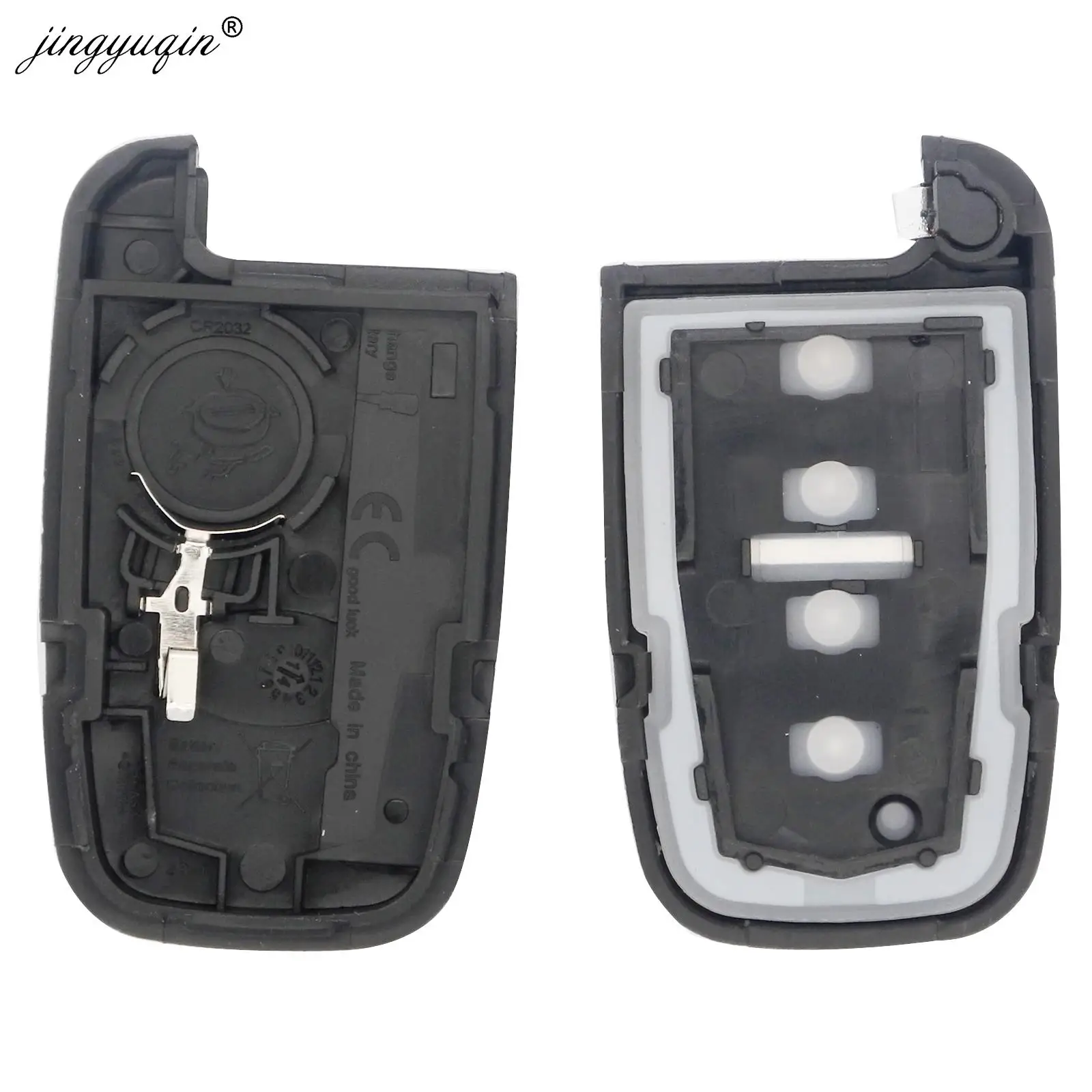 Jinyuqin Jinyuqin Xe Ô Tô Điều Khiển Từ Xa Thông Minh Chìa Khóa Fob Dành Cho Xe KIA Linh Hồn KIA Sportage Sorento Mohave K2 K5 Rio Optima Forte Cerato móc Khóa Vỏ