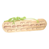 Climbing Fingerboard Wooden Hang Board Finger Training Board Upper Body Workouts Climbing Hangboard for Indoor Outdoor Athletes