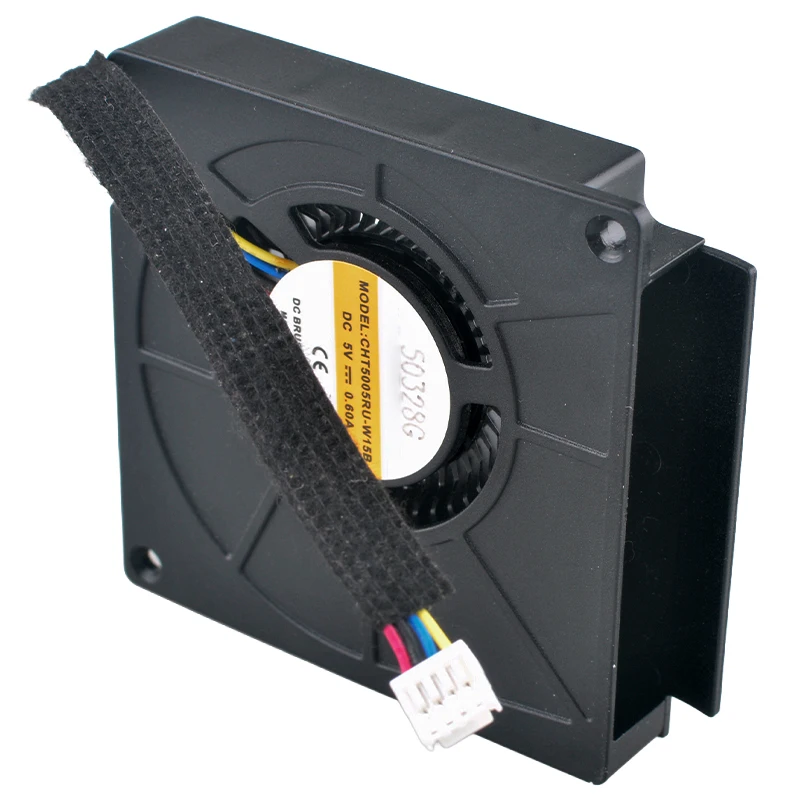（2pcs）CHT5005RU-W15B 5.5cm 55mm blower fan 55x55x10mm DC5V 0.60A 4-pin Centrifugal fan cooling fan for printer router