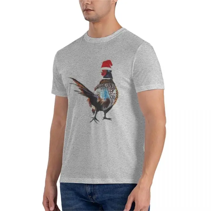 Christmas Pheasant - Festive pheasants - game bird-Christmas Pheasant artEssential T-Shirt kawaii clothes  t-shirt