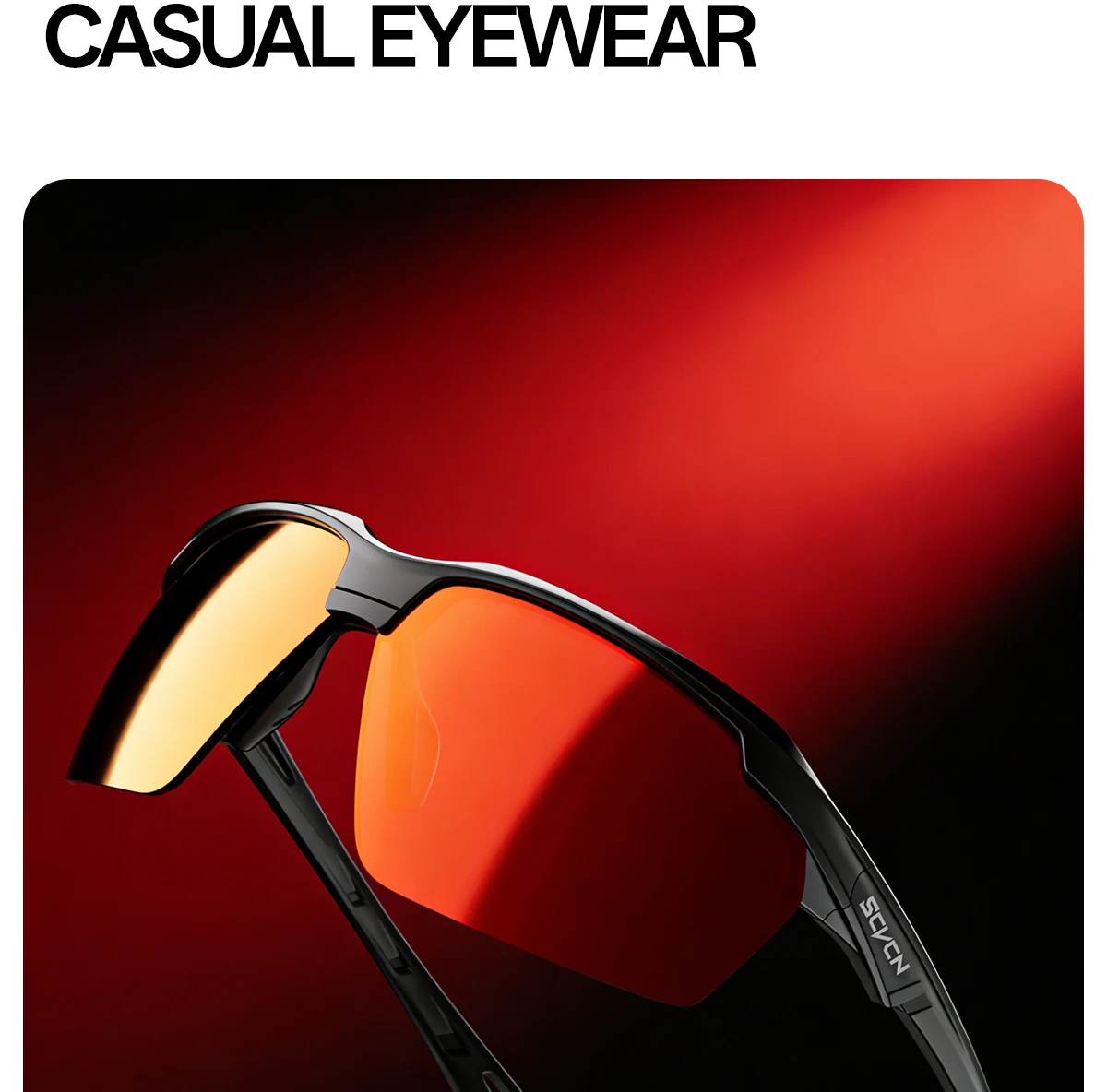 SCVCN Fahrradbrille Polarisierte Sonnenbrille Sportbrille MTB-Brille Fahrradbrille für Männer Rennrad für Frauen Radfahrbrille – Detail 25