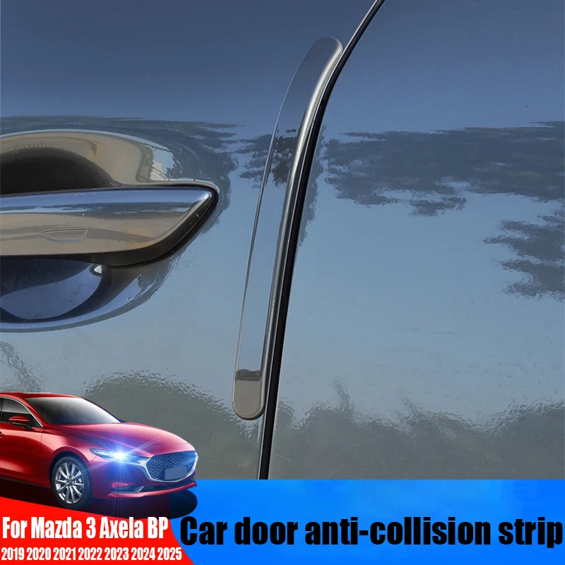 

For Mazda 3 Axela BP 2019 2020 2021 2022 2023 2024 2025 ABS car door anti-collision strip car exterior decoration accessories
