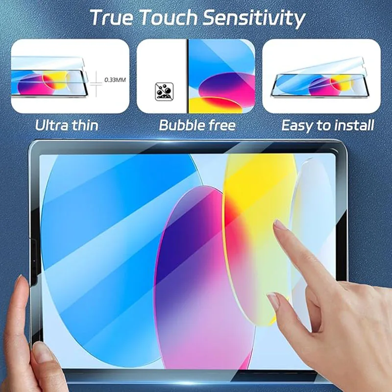 2Pcs HD Clear Tempered Glass for ipad Pro 13 12.9 11 6 M4 M2 2024 Air 5 4 9 10th generation Mini 6 7 10.9 10.2 Screen protector