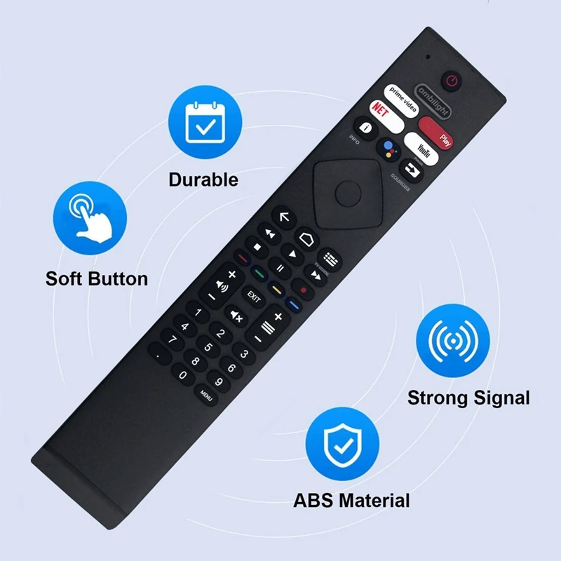 울트라 4K HD LED 스마트 TV용 음성 리모컨, RC4284505/01RP, 43PUS8506/12 50PUS8506/12 55OLED706/12 65OLED707/12